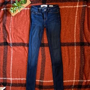 Hollister dark wash long jeans
